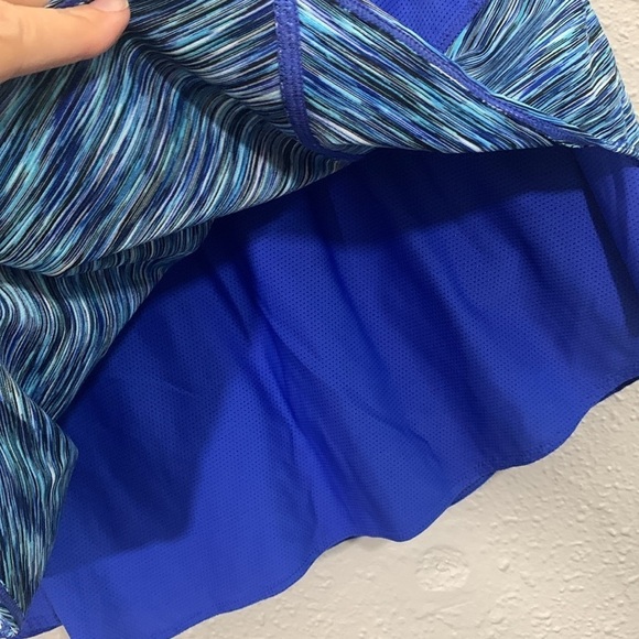 Athleta Blue Space Dye Bustle Skort size S - Picture 3 of 12